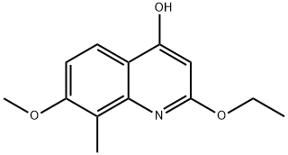 2-ethoxy-7-methoxy-8-methylquinolin-4-ol Structure