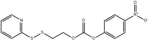 4-nitrophenyl 2-(pyridin-2-yldisulfanyl)ethyl carbonate Structure