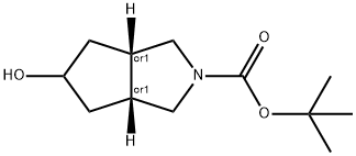 (3AR,6AS) - 5-羟基六氢环戊二烯并[C]吡咯-2(1H) - 羧酸叔丁酯,875926-93-5,结构式