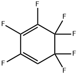1,3-Cyclohexadiene, 1,2,3,5,5,6,6-heptafluoro- Struktur