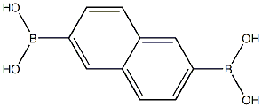 Boronic acid, 2,6-naphthalenediylbis- Structure