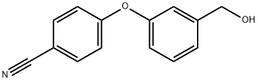 4-[3-(Hydroxymethyl)phenoxy]benzonitrile 化学構造式