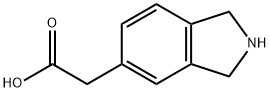 2-(2,3-dihydro-1H-isoindol-5-yl)acetic acid 结构式