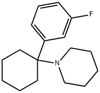 Piperidine, 1-[1-(3-fluorophenyl)cyclohexyl]- Structure