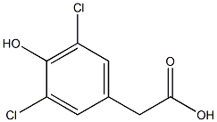 (3,5-dichloro-4-hydroxyphenyl)acetic acid Structure
