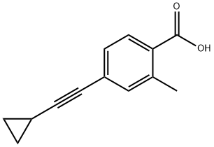 4-(Cyclopropylethynyl)-2-methylbenzoic acid 结构式
