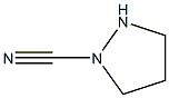 pyrazolidine-1-carbonitrile Structure