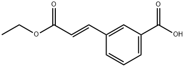 (E)-3-(3-ethoxy-3-oxoprop-1-en-1-yl)benzoic acid Structure