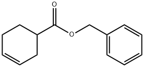 3-シクロヘキセン-1-カルボン酸ベンジル 化学構造式