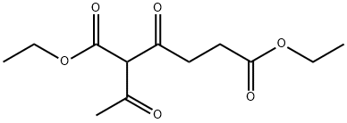 Hexanedioic acid, 2-acetyl-3-oxo-, 1,6-diethyl ester 结构式