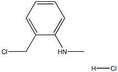 2-(CHLOROMETHYL)-N-METHYLANILINE HYDROCHLORIDE Struktur