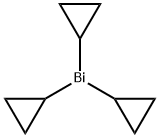 Bismuthine, tricyclopropyl- Structure