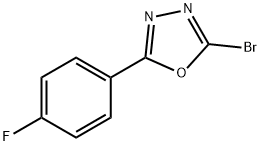 2-BROMO-5-(4-FLUOROPHENYL)-1,3,4-OXADIAZOLE Structure