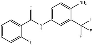 N-[4-amino-3-(trifluoromethyl)phenyl]-2-fluorobenzamide Structure