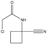 2-chloro-N-(1-cyanocyclobutyl)acetamide Structure