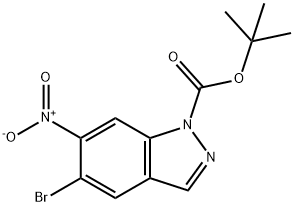 929617-38-9 tert-butyl 5-bromo-6-nitro-1H-indazole-1-carboxylate