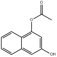 3-hydroxynaphthalen-1-yl acetate Structure