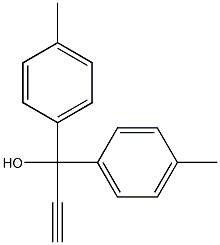 1,1-Di-p-tolyl-2-propyn-1-ol Struktur