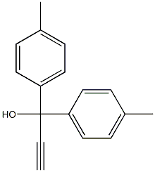 1,1-Di-p-tolyl-2-propyn-1-ol Structure