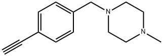 1-(4-乙炔基苄基)-4-甲基哌嗪, 933986-40-4, 结构式