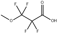 3-(Methoxy)tetrafluoropropionic acid, 93449-21-9, 结构式