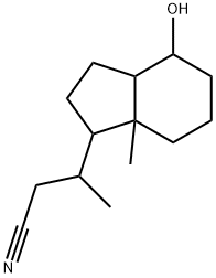 3-(4-Hydroxy-7a-methyl-octahydro-inden-1-yl)-butyronitrile