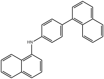 N-(4-(naphthalen-1-yl)phenyl)naphthalen-1-amine Struktur