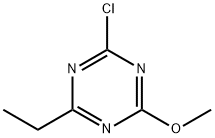 2-Chloro-4-ethyl-6-methoxy-1,3,5-triazine, 937-43-9, 结构式