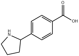 4-Pyrrolidin-2-yl-benzoic acid Structure