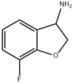 7-fluoro-2,3-dihydro-1-benzofuran-3-amine Structure