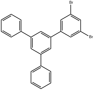 3,5-Dibromo-5'-phenyl-1,1':3',1''-terphenyl Struktur