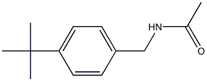 N-(4-tert-butylbenzyl)acetamide Struktur
