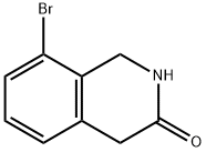 8-ブロモ-1,2-ジヒドロイソキノリン-3(4H)-オン 化学構造式