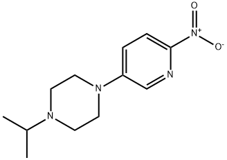 1-Isopropyl-4-(6-nitropyridin-3-yl)piperazine Structure