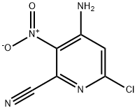4-AMino-6-chloro-3-nitro-2-pyridinecarbonitrile,944388-71-0,结构式