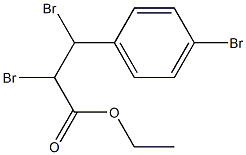 Benzenepropanoic acid, .alpha.,.beta.,4-tribroMo-, ethyl ester Structure