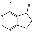 (R)-4-chloro-5-methyl-6,7-dihydro-5H-cyclopenta[d]pyrimidine Structure