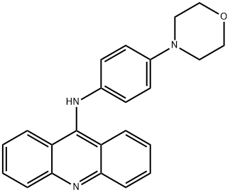 Acridin-9-yl-(4-morpholin-4-yl-phenyl)-amine Struktur