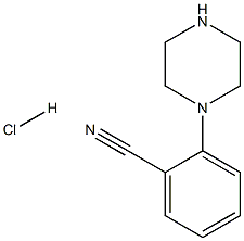 2-(piperazin-1-yl)benzonitrile hydrochloride Structure