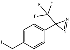 3-(4-(Iodomethyl)phenyl)-3-(trifluoromethyl)-3H-diazirine Struktur