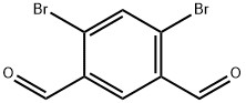 2,4-dibromobenzene-1,5-dicarbaldehyde Structure