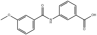 3-[(3-methoxybenzoyl)amino]benzoic acid Structure