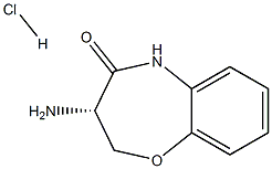 (S)-7-Amino-6,7-dihydro-9H-5-oxa-9-aza-benzocyclohepten-8-one hydrochloride, 99197-91-8, 结构式