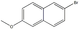 6-溴-2-萘甲醚,,结构式