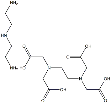 二亚乙基三胺(DETA), , 结构式