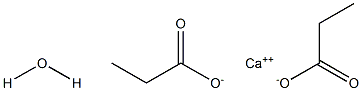 Calcium propanate monohydrate Structure