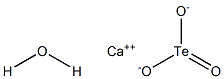 Calcium tellurite monohydrate Structure