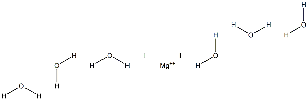 Magnesium iodide hexahydrate Structure