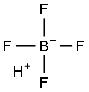 Tetrafluoroboric acid Struktur