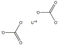 Uranium(IV) carbonate Struktur